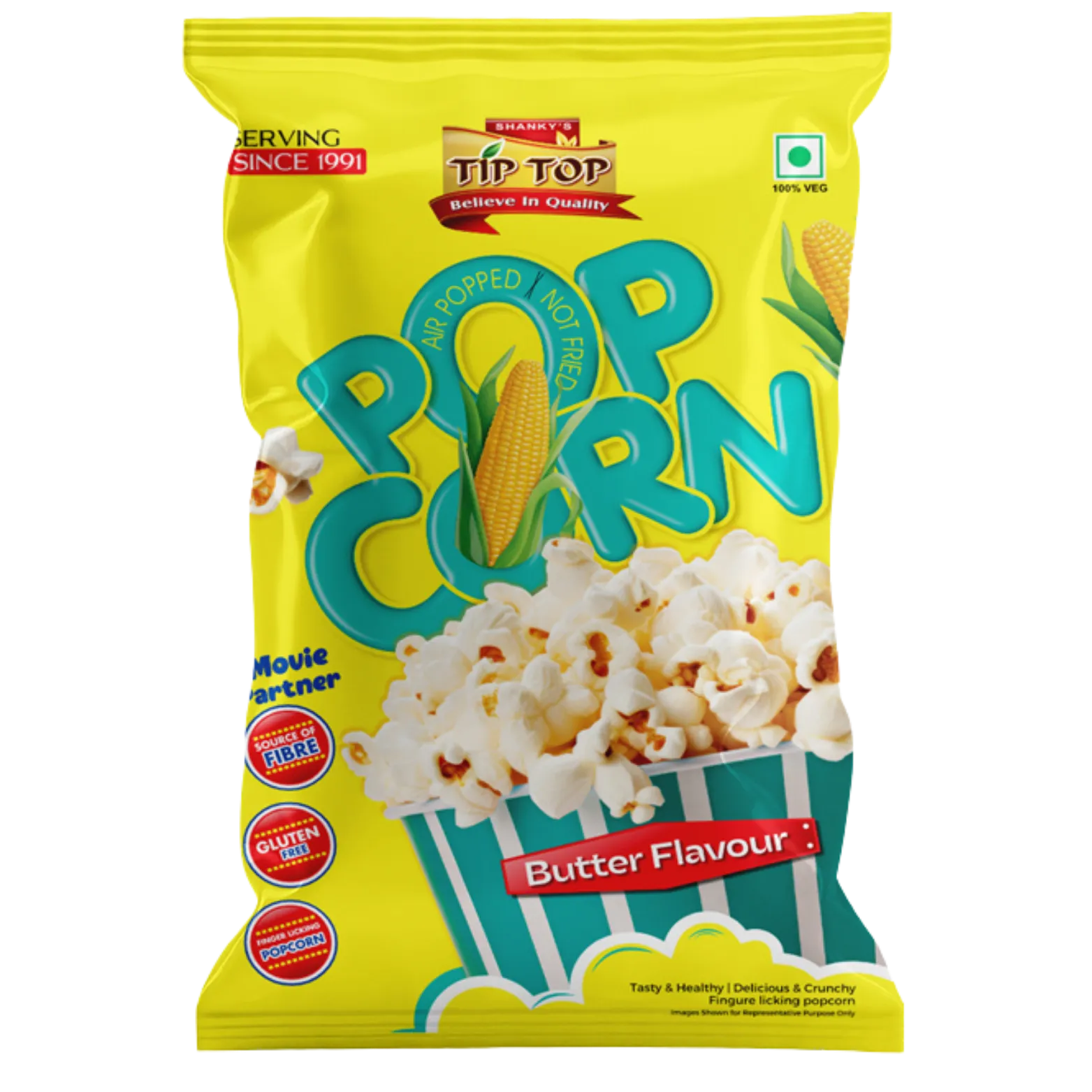 Crispy Crunchy Popcorn Butter Flavour